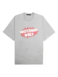 Mastermind World logo-print T-shirt - Grey