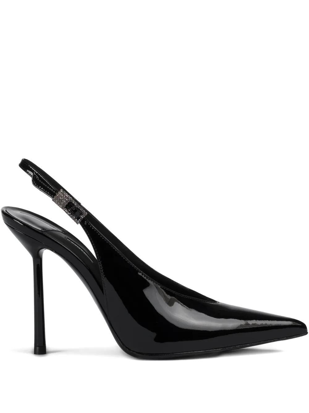 Le Silla 100mm Clivage slingback crystal-embellished pumps - ブラック Le Silla 100mm Clivage slingback crystal-embellished pumps - ブラック