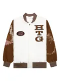 Honor The Gift embroidered bomber jacket - White