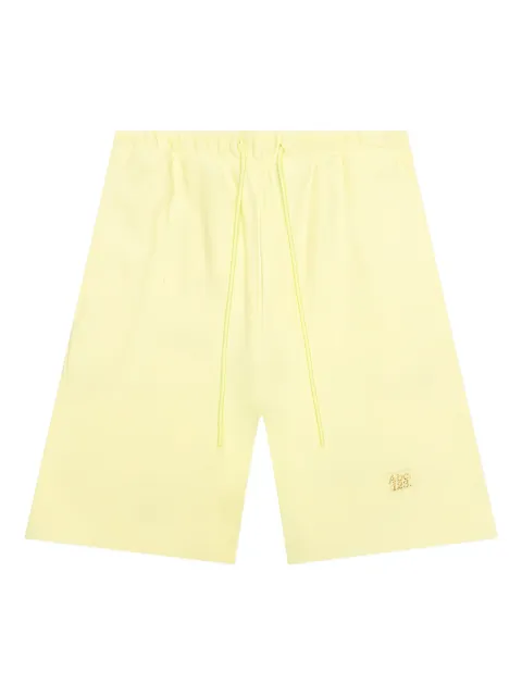 Advisory Board Crystals logo-patch drawstring shorts