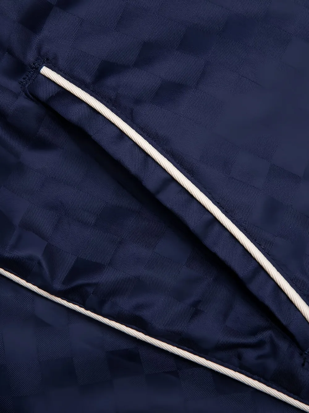 RHUDE PJ geruite shorts met trekkoord Blauw