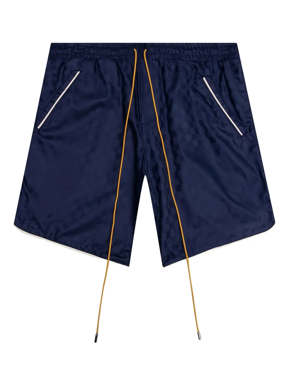 RHUDE Checker PJ drawstring shorts - ブルー RHUDE Checker PJ drawstring shorts - ブルー