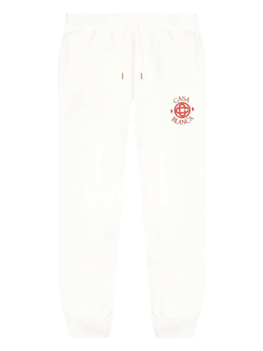 Casablanca Embroidered-logo Sweatpants In White