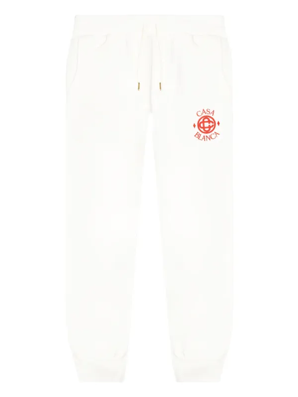 カサブランカ　スウェットパンツ Casablanca ロゴ スウェットパンツ | ホワイト | FARFETCH JP
