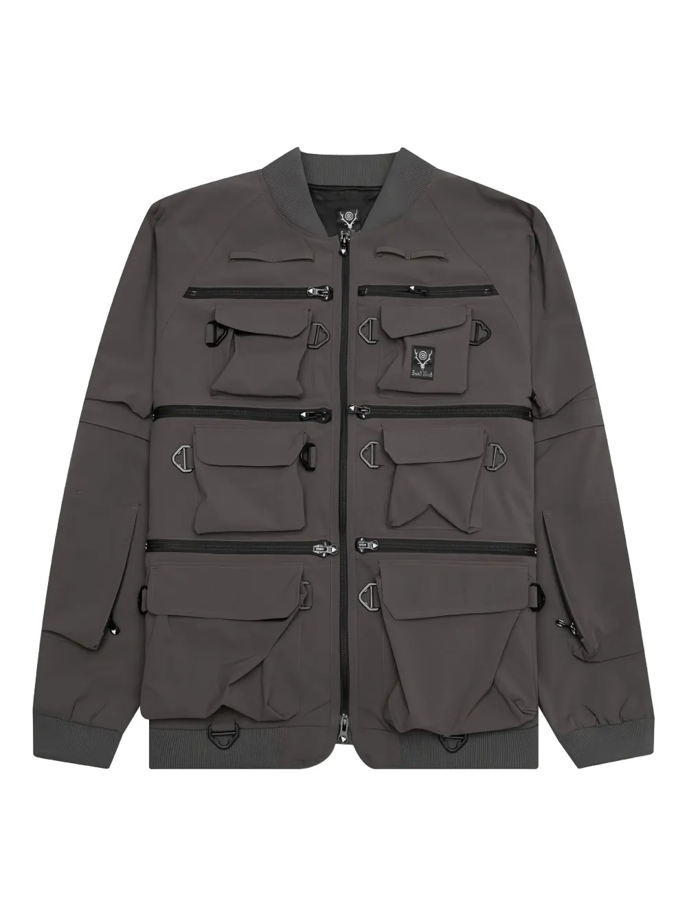SOUTH2 WEST8 multi-pocket zipped jacket - ブラック SOUTH2 WEST8 multi-pocket zipped jacket - ブラック