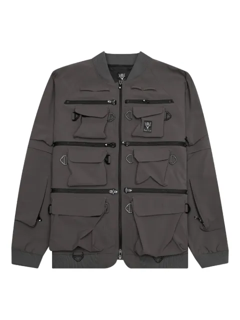 SOUTH2 WEST8 multi-pocket zipped jacket