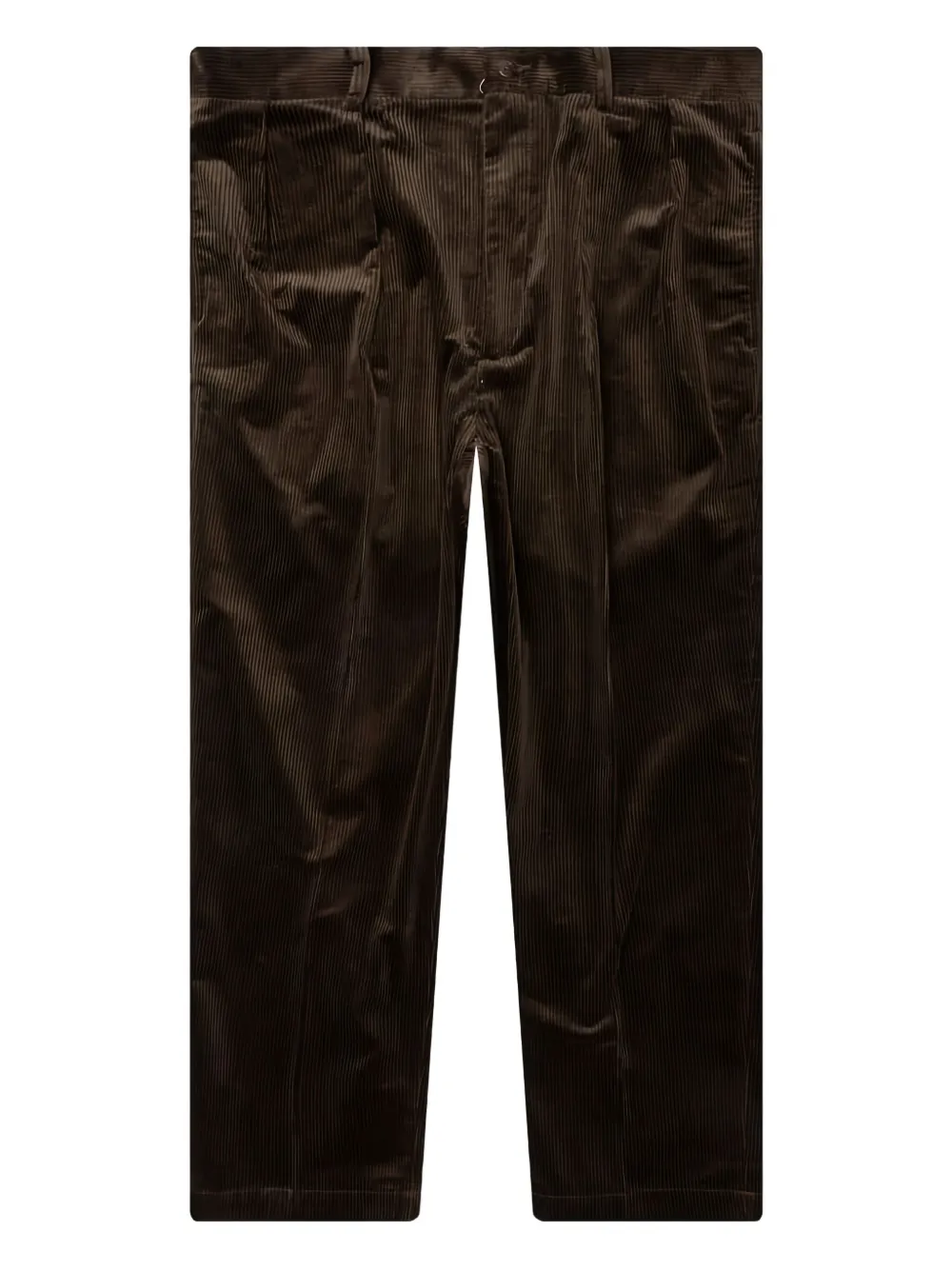 WACKO MARIA pleated corduroy trousers - ブラウン WACKO MARIA pleated corduroy trousers - ブラウン