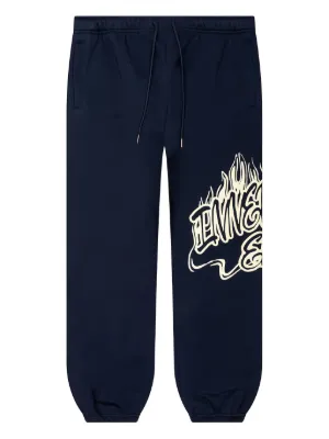 FEAR OF GOD ESSENTIALS slogan-print Track Pants | Purple | FARFETCH