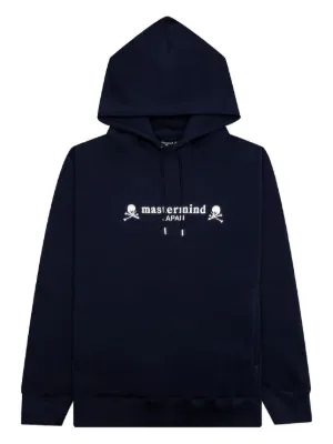 パーカー・フーディ mastermind JAPAN STICHWORK HOODIE (MJ25E14SW045 015 BLACK) mastermind JAPAN Black Boxy Fit Stitching Hoodie mastermind