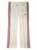 Needles embroidered-logo trousers - Neutrals