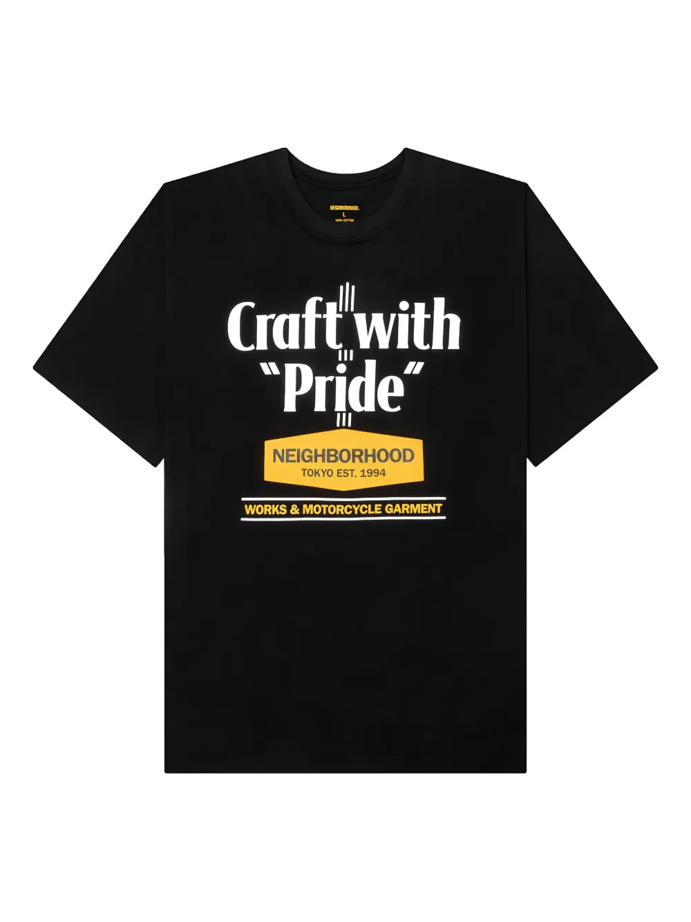 Neighborhood Craft with Pride T-shirt Zwart
