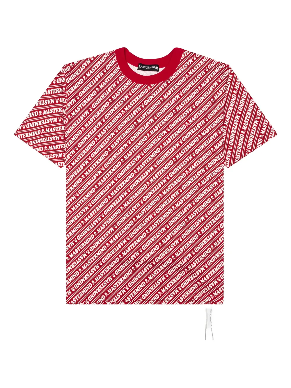 Mastermind World skull logo-print T-shirt - レッド Mastermind World skull logo-print T-shirt - レッド