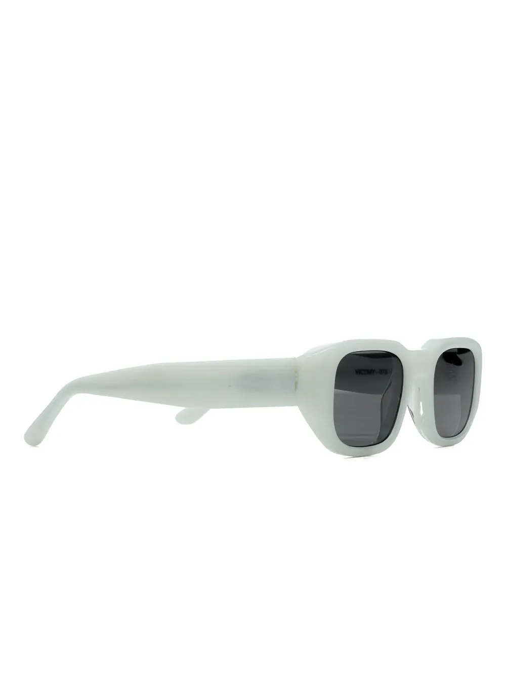 Thierry Lasry VICTIMY 079 zonnebril met rechthoekig montuur Wit