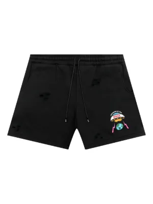 Denim Tears Mono Wreath ショートパンツ | ブラック | FARFETCH JP