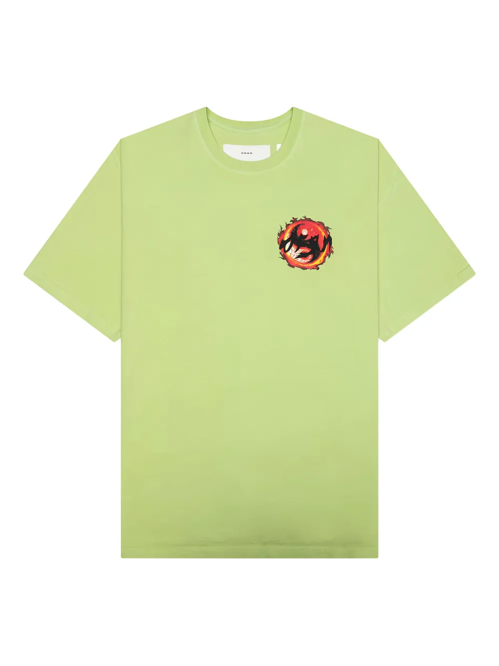 D-R-G-N Fireball graphic-print T-shirt - グリーン D-R-G-N Fireball graphic-print T-shirt - グリーン