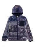Neighborhood bandana fleece jacket - Blue