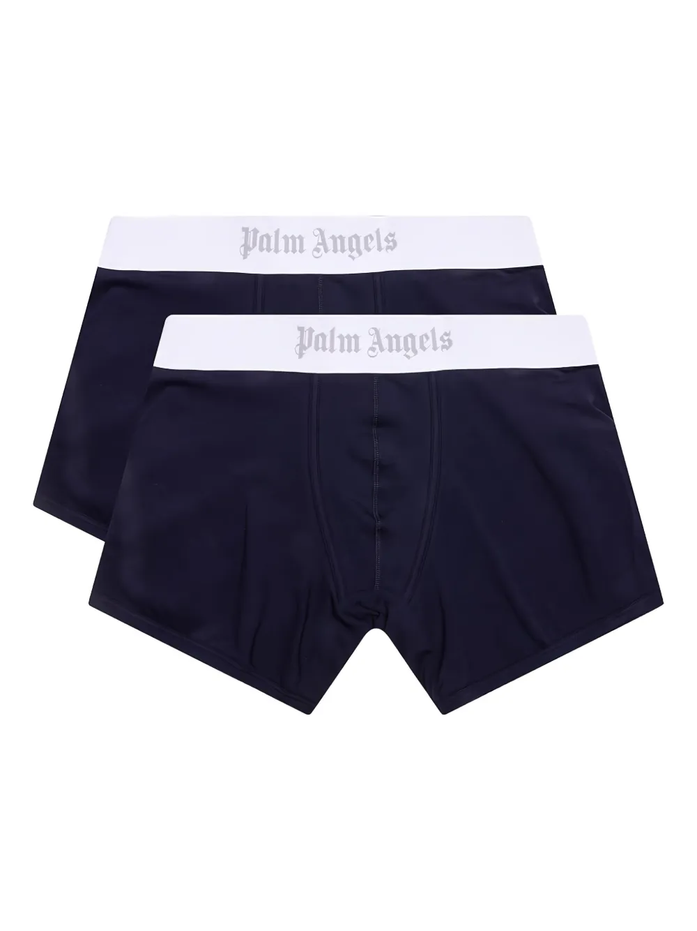 Palm Angels Boxershorts met logoband Blauw