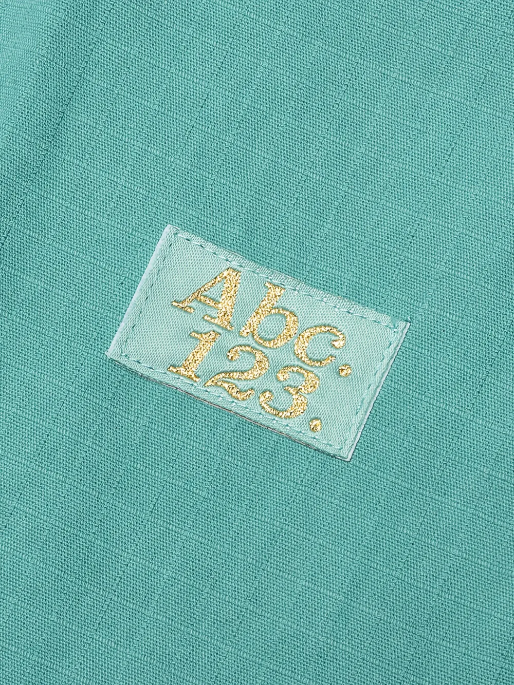 Advisory Board Crystals Studio Work Apatite broek met geborduurd nummer en trekkoord Blauw