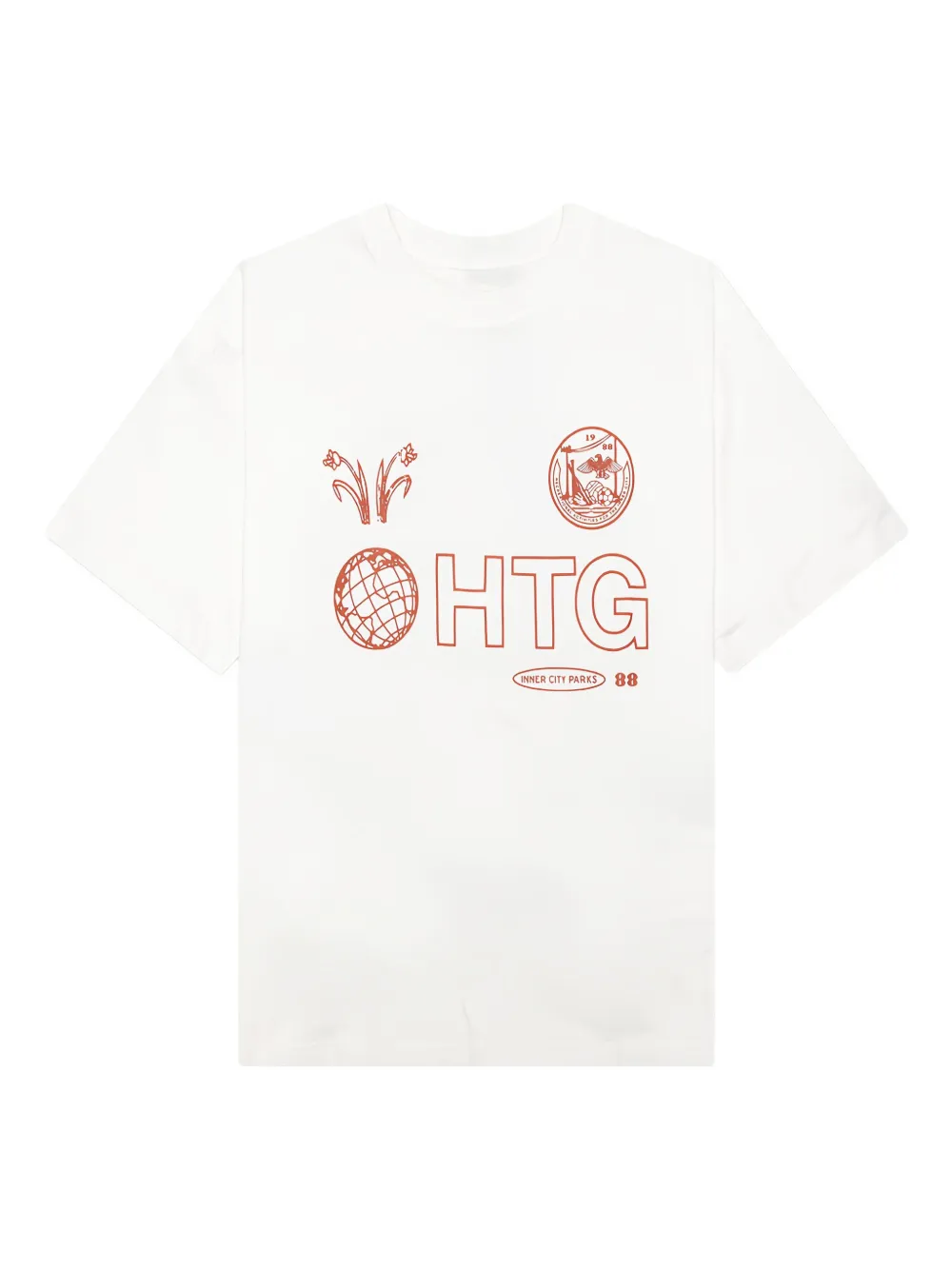 Honor The Gift T-shirt met grafische print Wit
