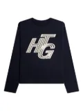 Honor The Gift logo-print long-sleeve sweatshirt - Blue