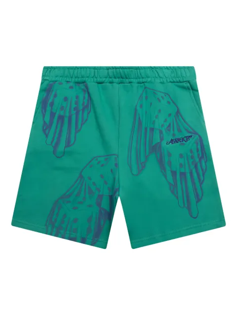 Awake NY shorts deportivos con dados estampados