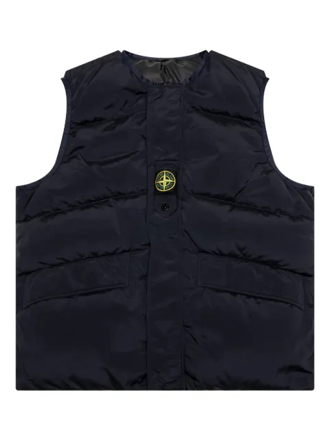 Stone Island quilted reversible vest