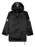 Mastermind World skull-print hooded windbreaker - Black