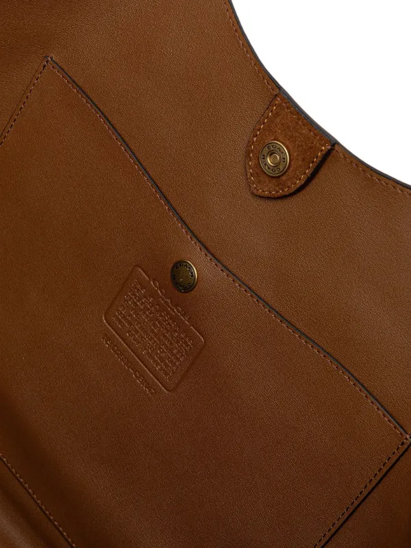 COACHブラウンスエードハンドバッグ Coach バックル スエードハンドバッグ | ブラウン | FARFETCH JP