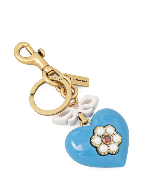 Coach llavero con dije de corazón
