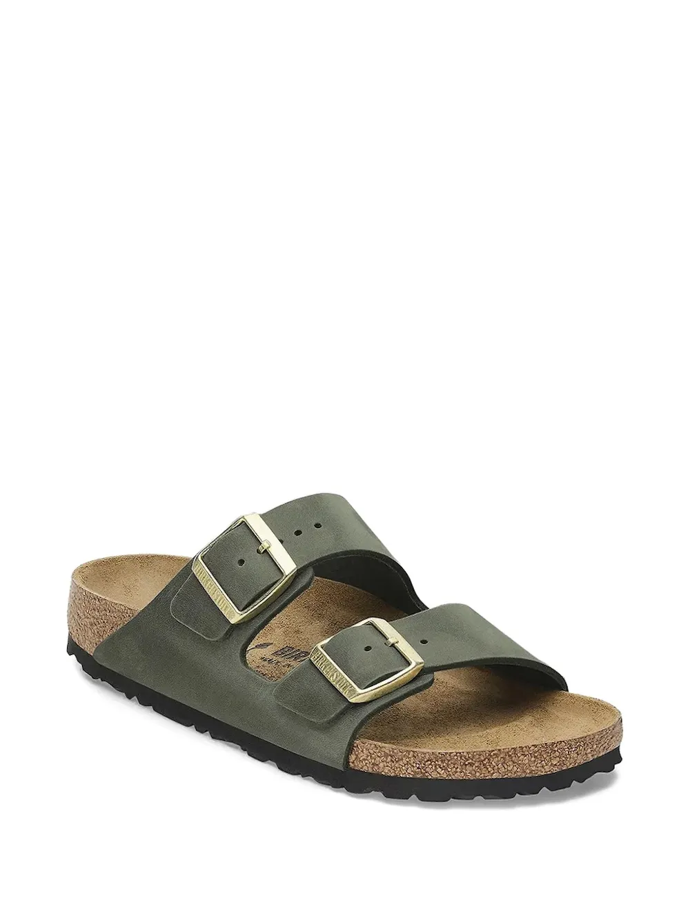 Birkenstock double-buckle sandals Green