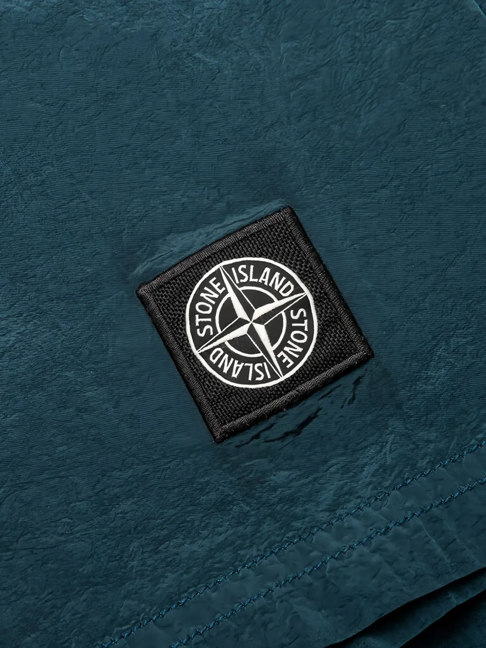 Stone Island Shorts met logopatch Blauw