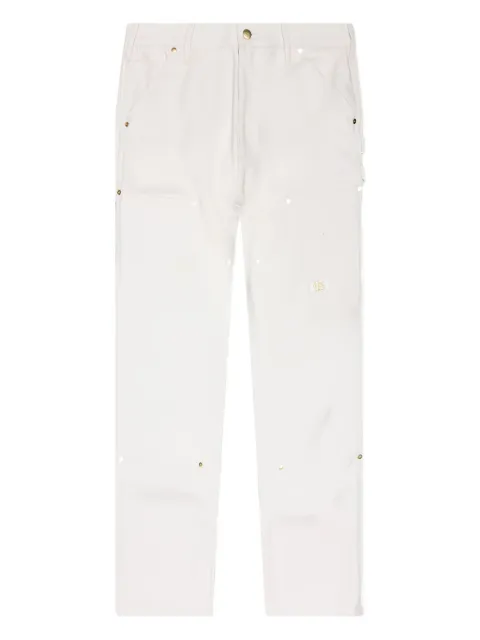 Advisory Board Crystals embellished canvas regular trousers