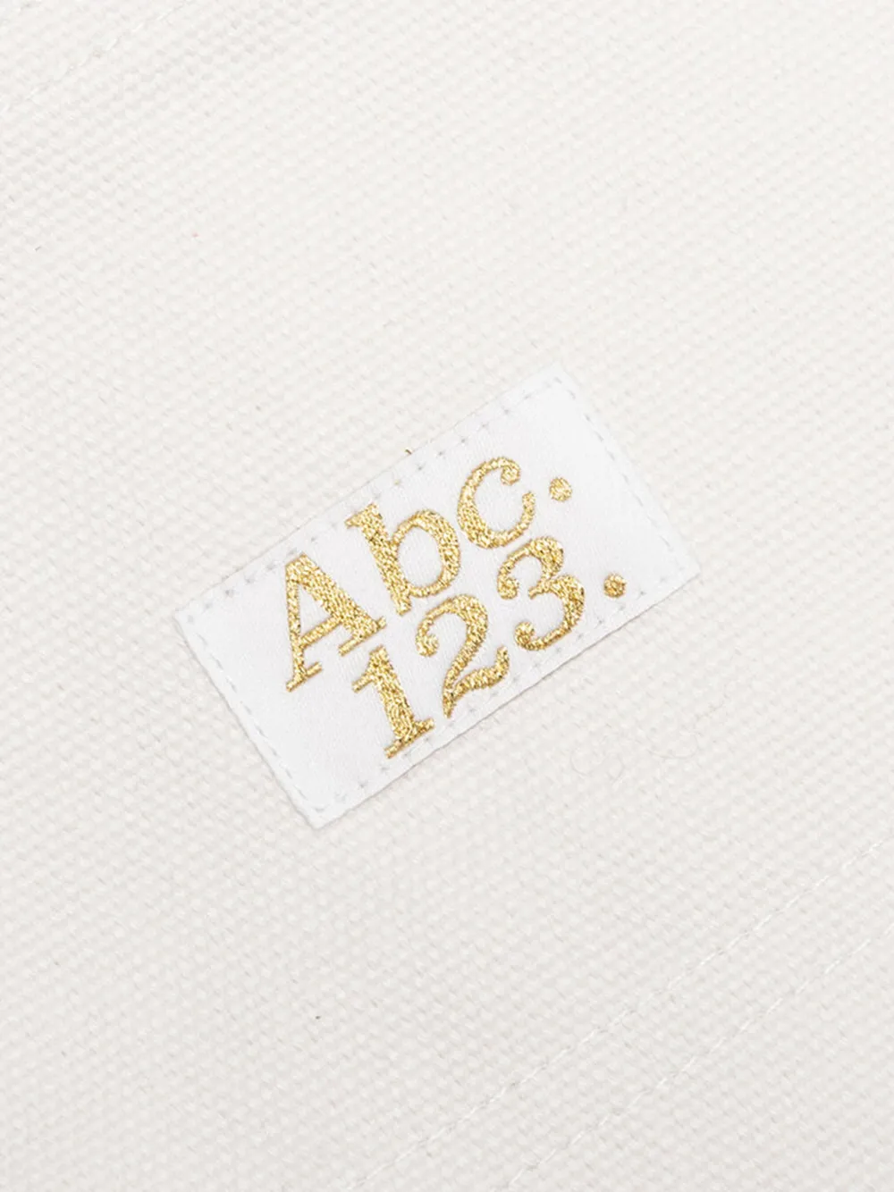 Advisory Board Crystals Regular canvas verfraaide broek Wit