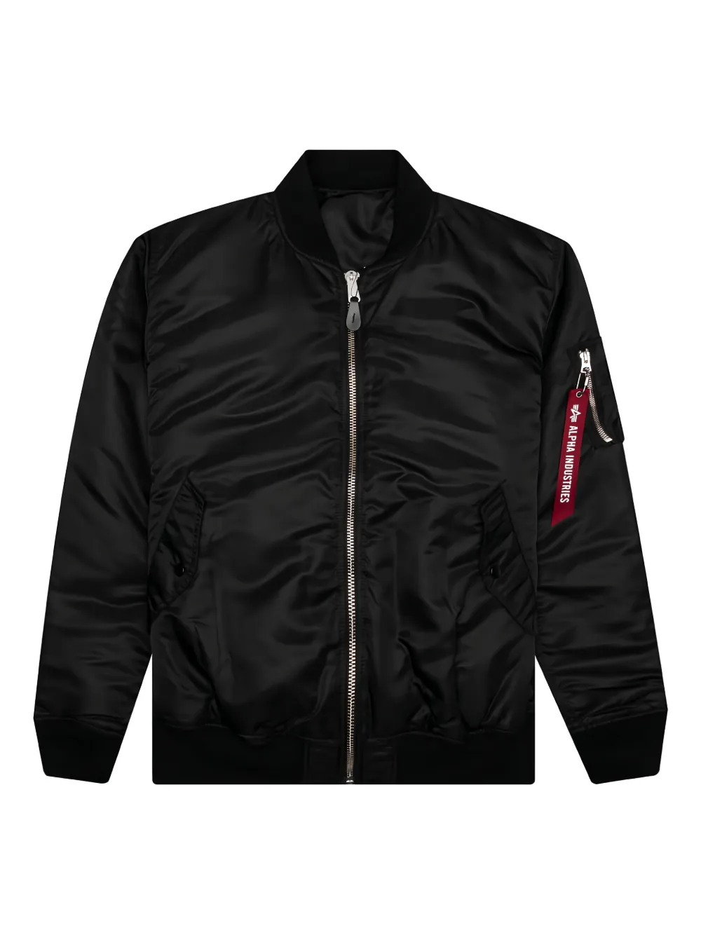 Mastermind Japan x Alpha Industries skull-patch MA-1 bomber jacket - Mastermind Japan x Alpha Industries skull-patch MA-1 bomber jacket -