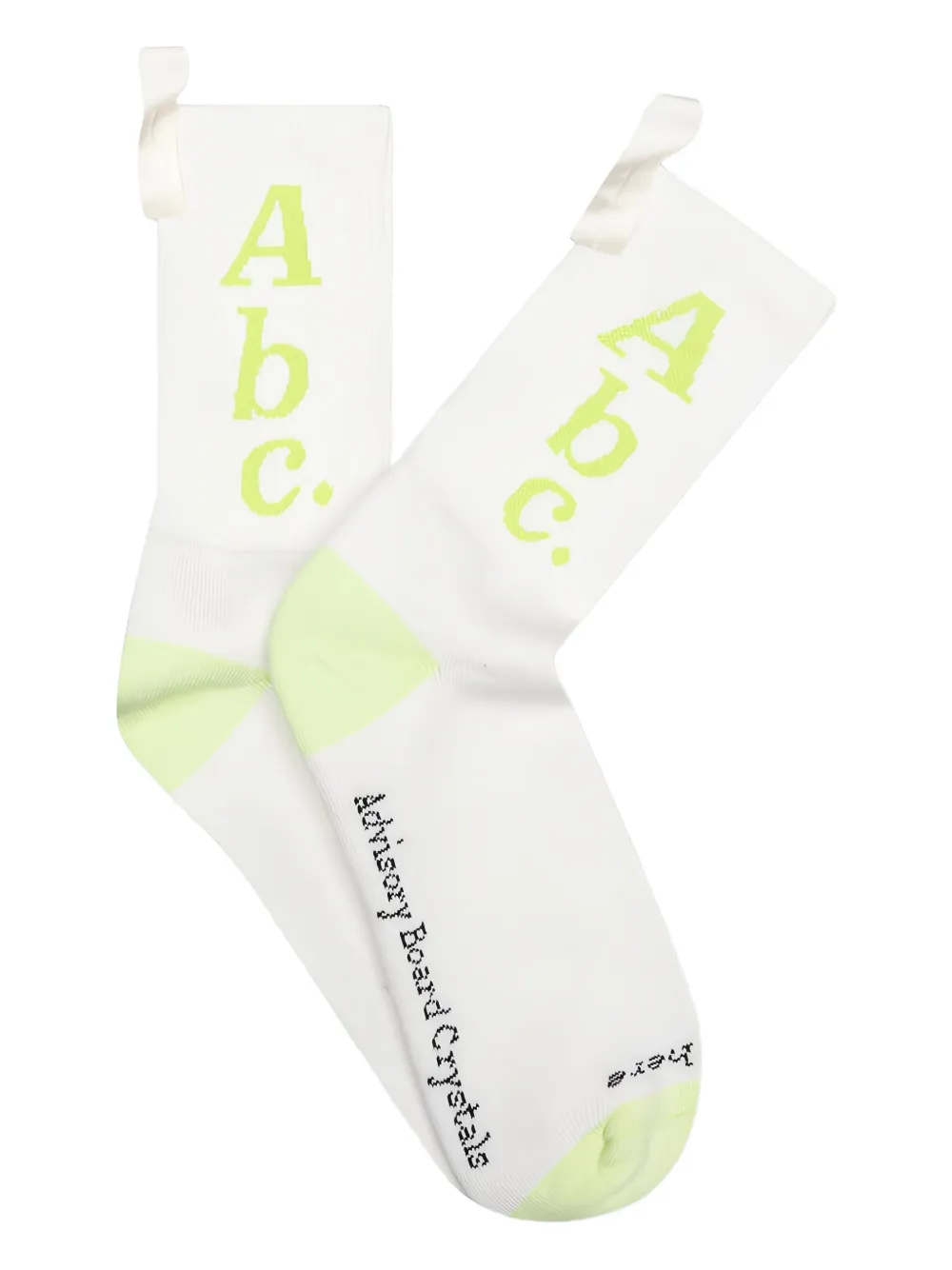 Advisory Board Crystals Abc Logo Socks In Multi