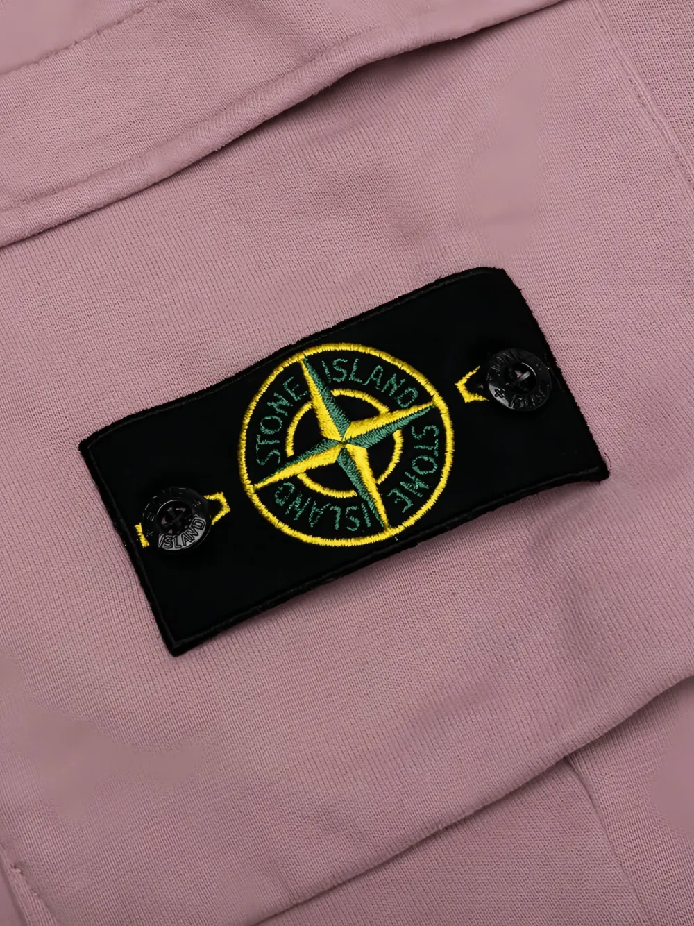 Stone Island Fleece broek met cargo zak Roze