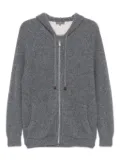 N.Peal cashmere hoodie - Grey