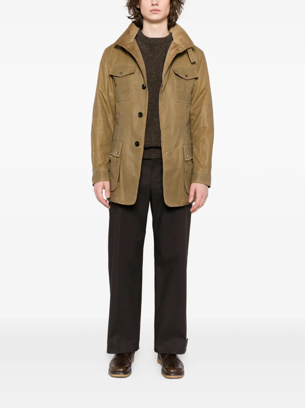 N.Peal button-up cotton wax jacket | Vestes à capuche | Image 2