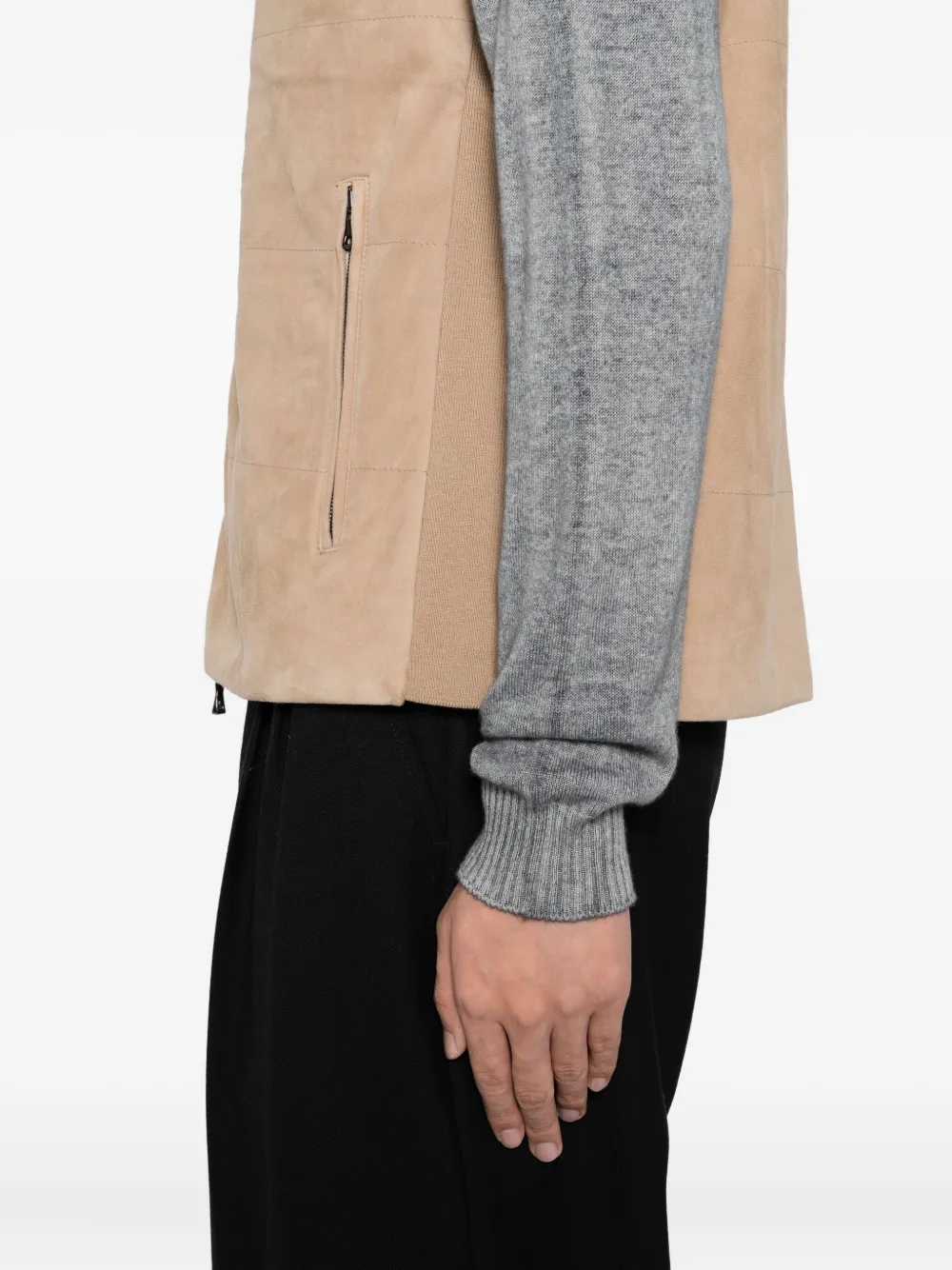 N.Peal Belgravia gilet Beige