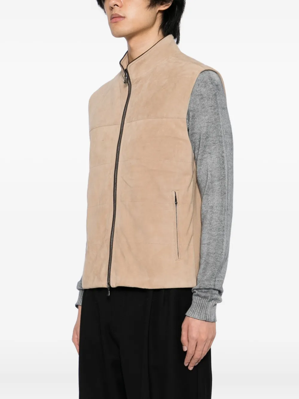 N.Peal Belgravia gilet Beige