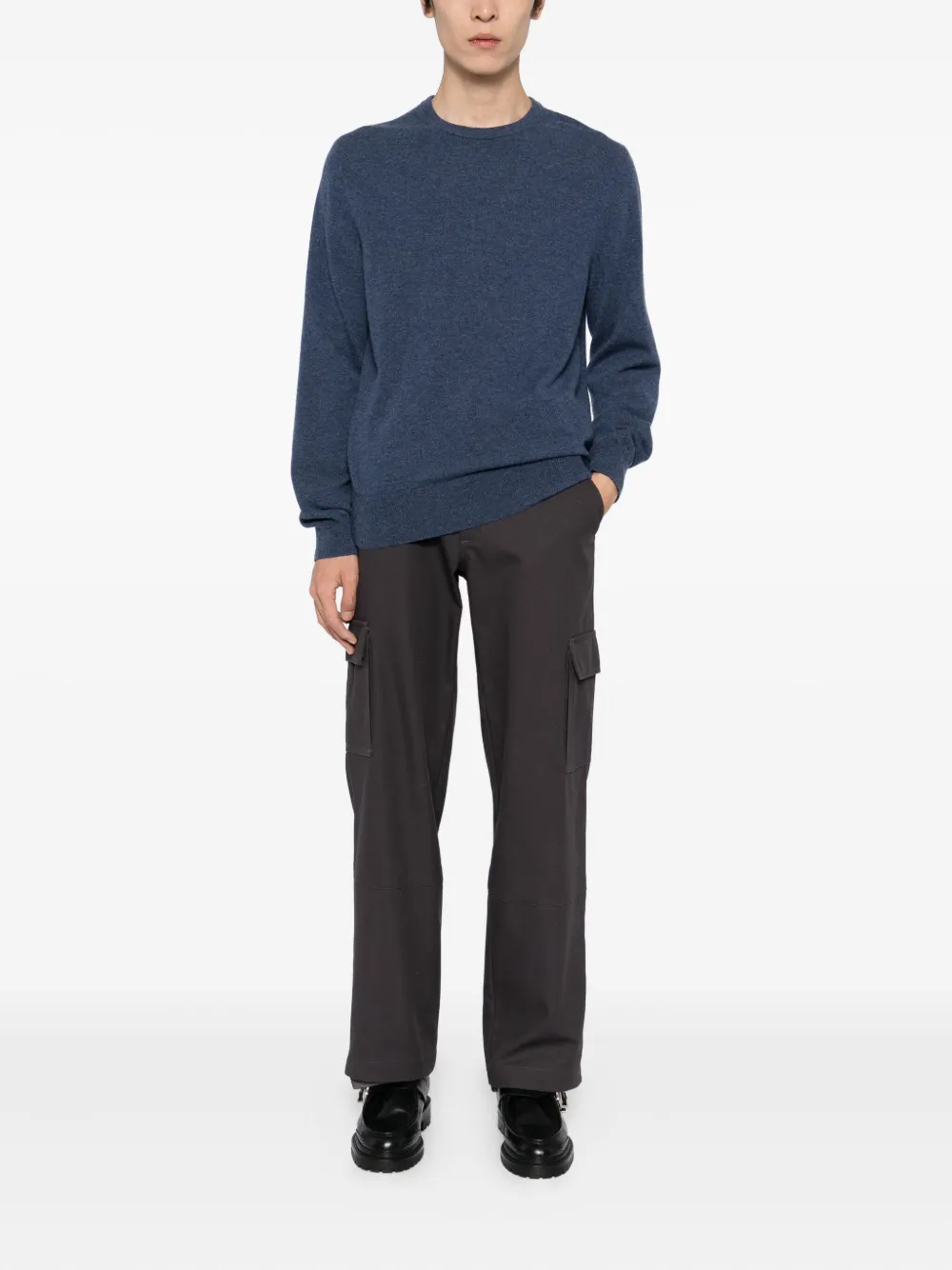 N.Peal Oxford trui - Blauw