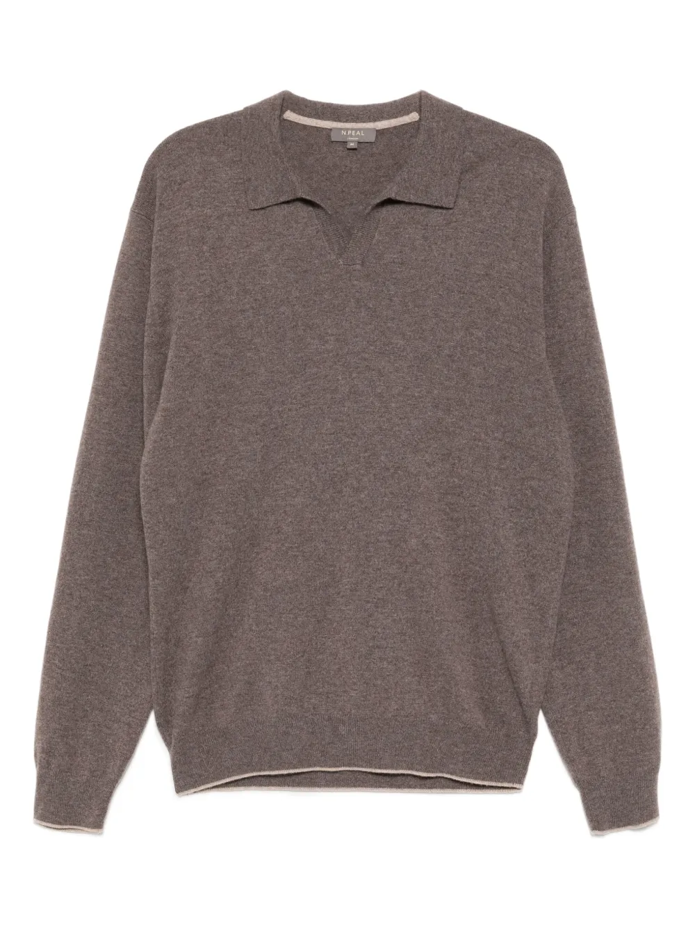 N.Peal Sloane polo shirt | Brown | Image 1