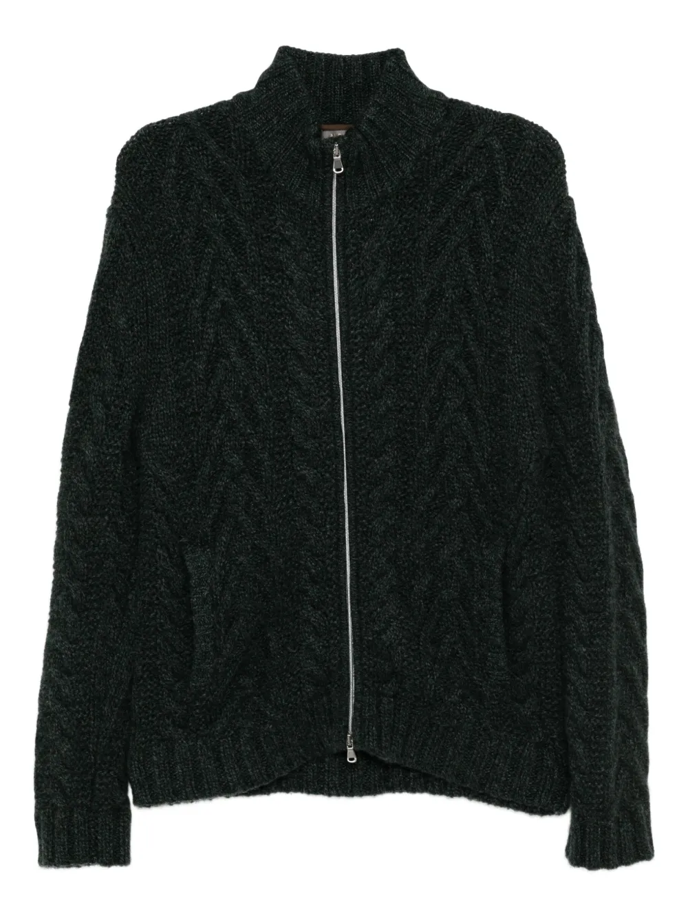 cable knit cardigan