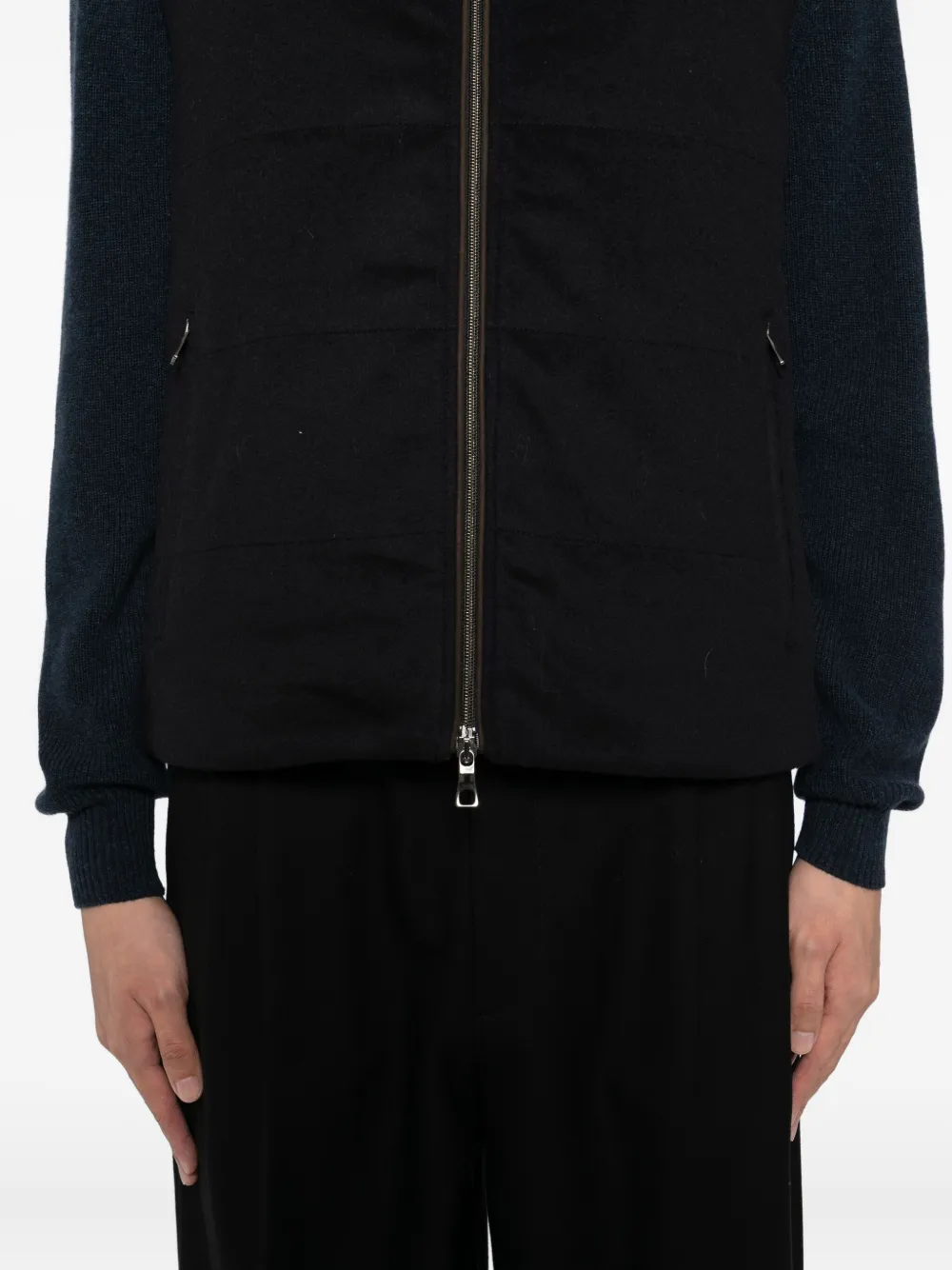 N.Peal Belgravia gilet Blauw