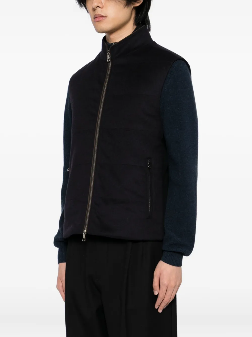 N.Peal Belgravia gilet Blauw