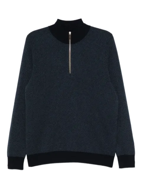N.Peal temple jacquard sweater