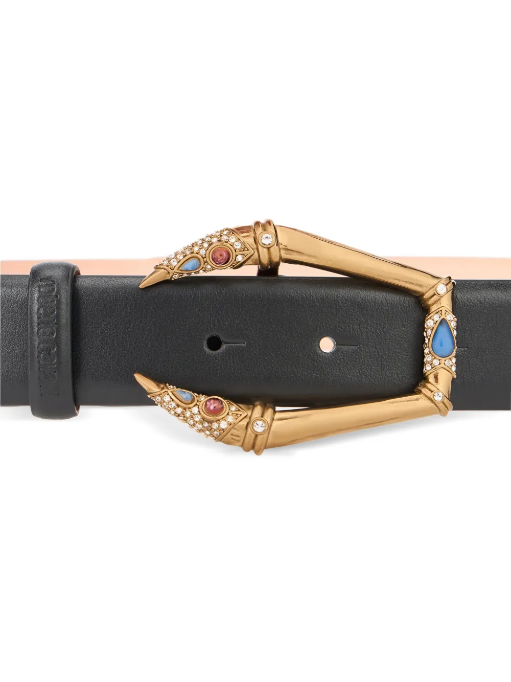  Roberto Cavalli Embellished-buckle Belt - Black 