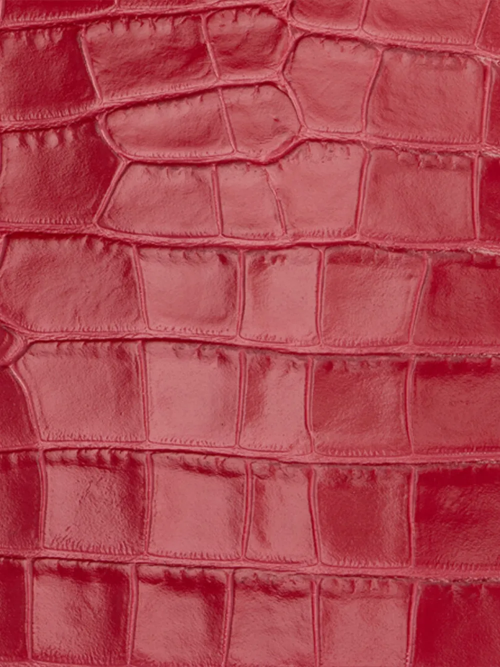 croc-effect wristlet clutch bag