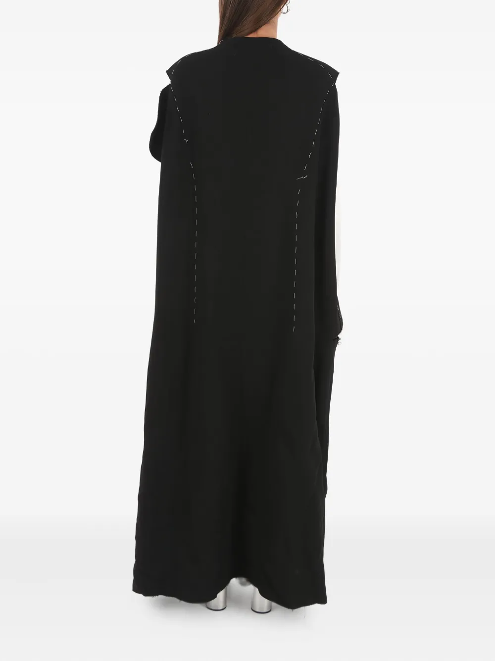 Maison Margiela Doppelreihiger Mantel - Schwarz