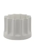 danese milano Bambù fluted vase - White